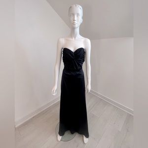 Aftersix Bridesmaid #6642-size 10-Midnight blue-NWT. Satin charmeuse.